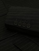Traje hombre raya diplomática Gris