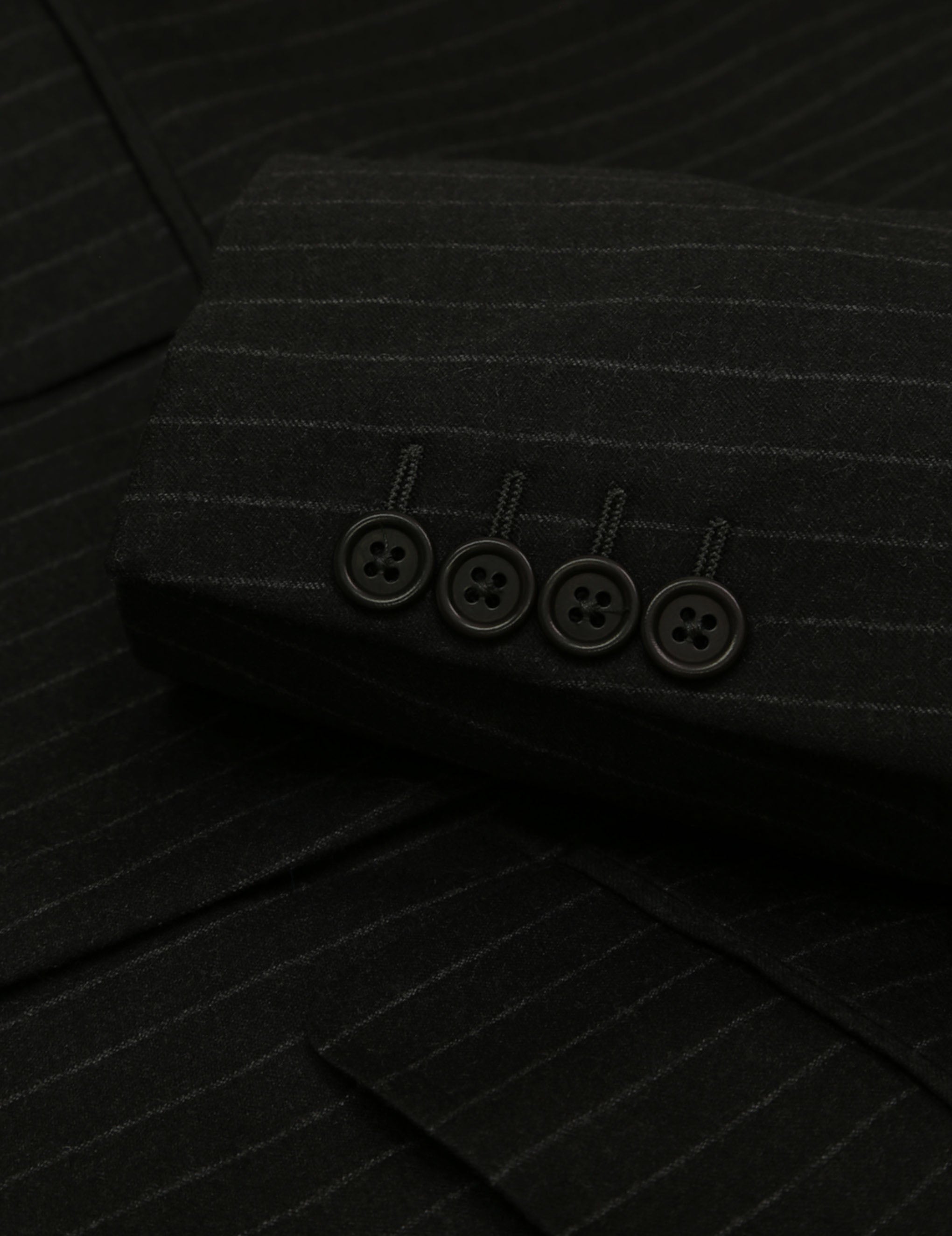 Traje hombre raya diplomática Gris