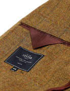 Chaqueta tweed derby Marrón