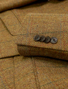 Chaqueta tweed derby Marrón