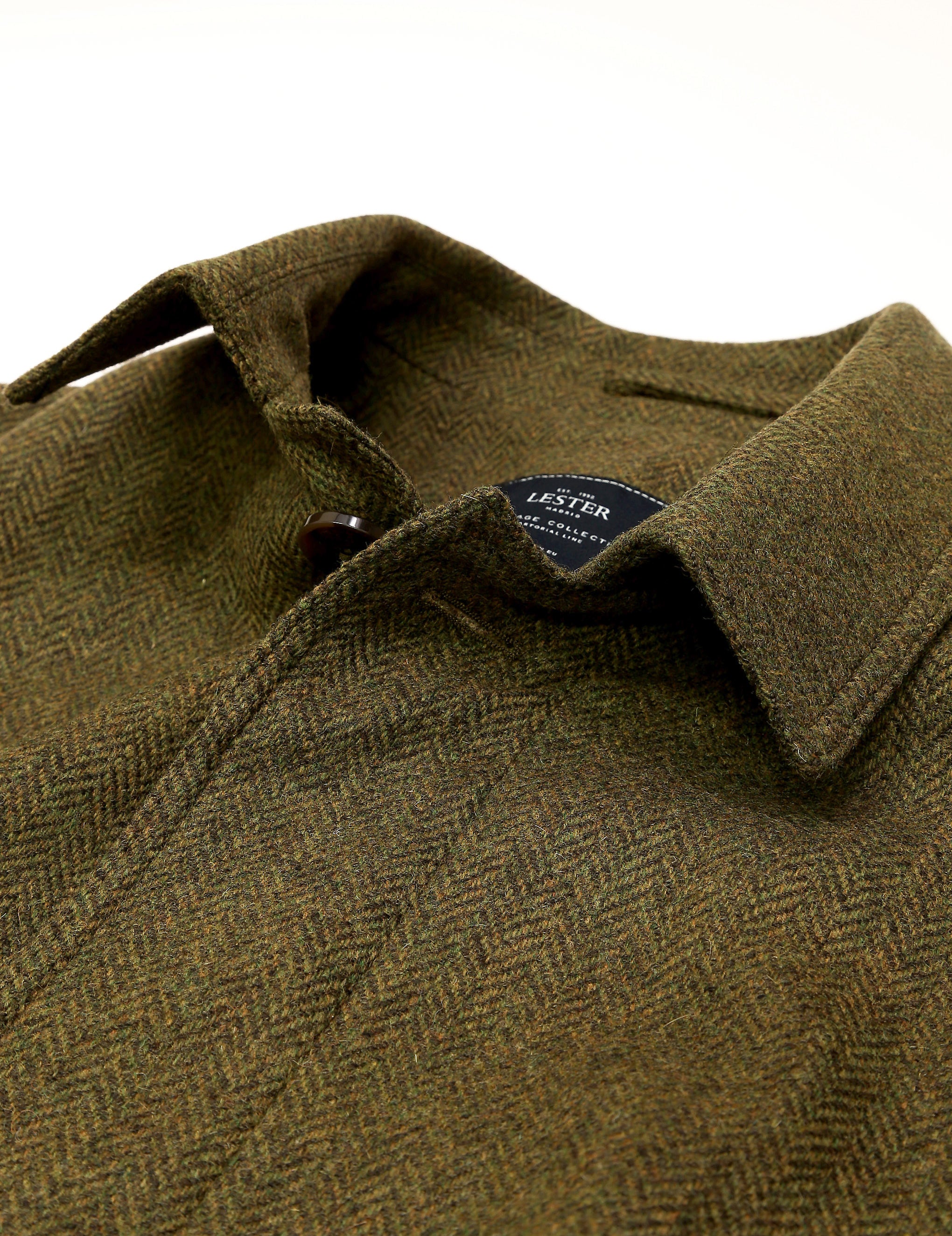 Abrigo tweed Verde
