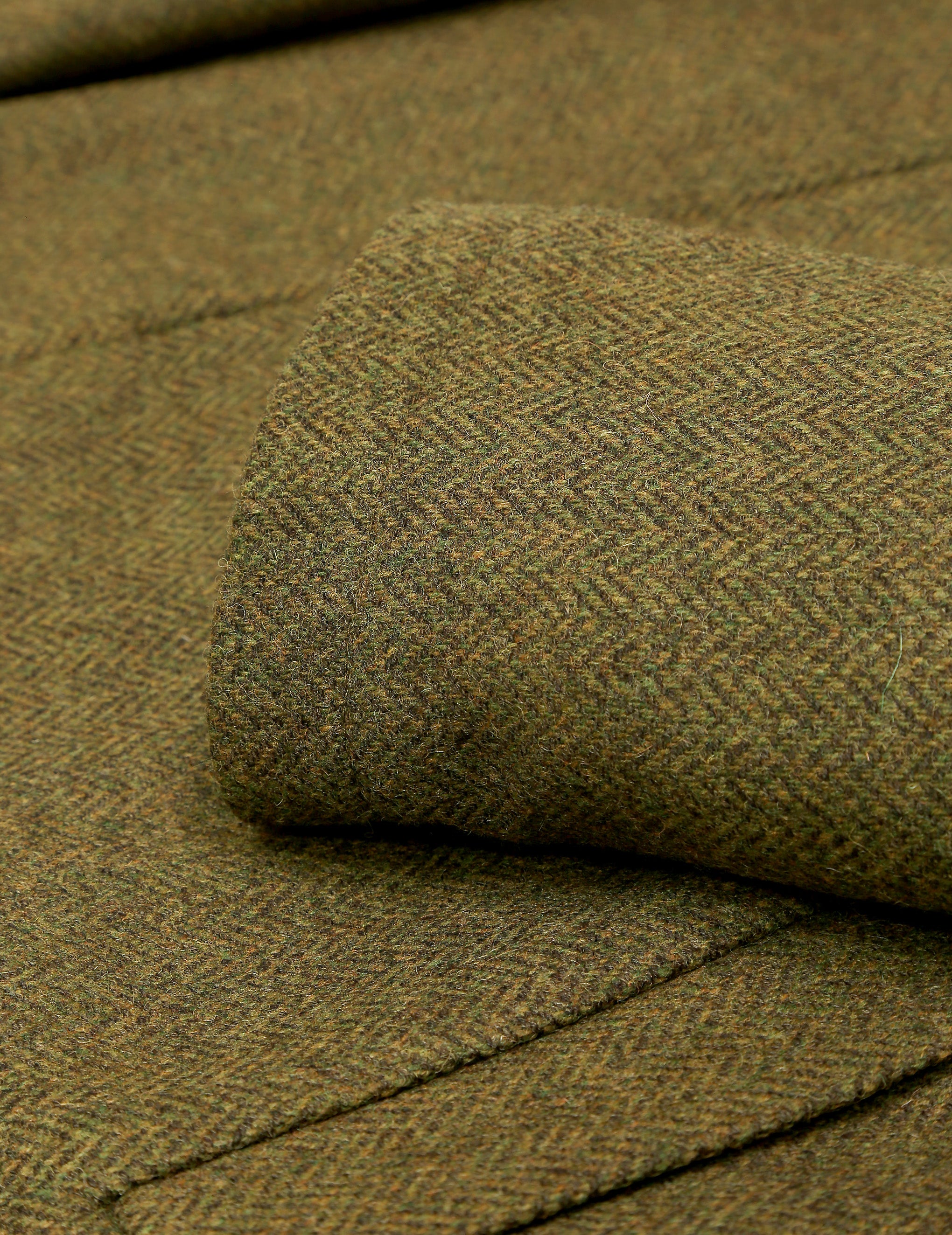 Abrigo tweed Verde