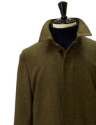 Abrigo tweed Verde