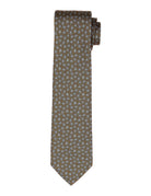 Corbata  estrellas Marron/azul