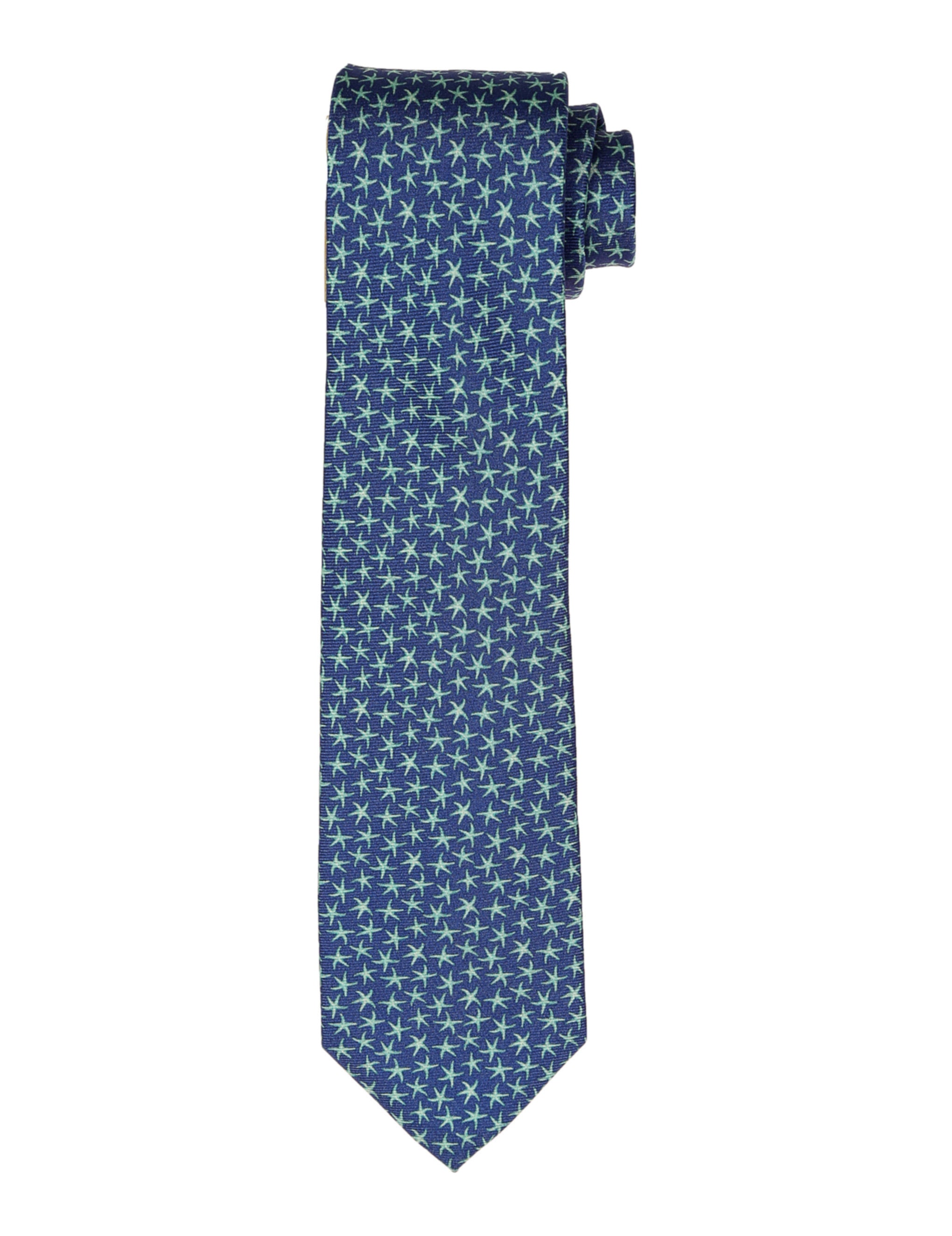 Corbata  estrellas Azul/verde