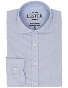 Camisa sport lino/alg  fil a fil Azul