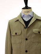 Overshirt lino algodón Verde