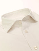 Camisa sport lino/alg  fil a fil Blanco