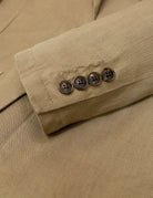 Chaqueta lino lavada Beige