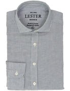 Camisa sport lino algodón mil rayas Azul
