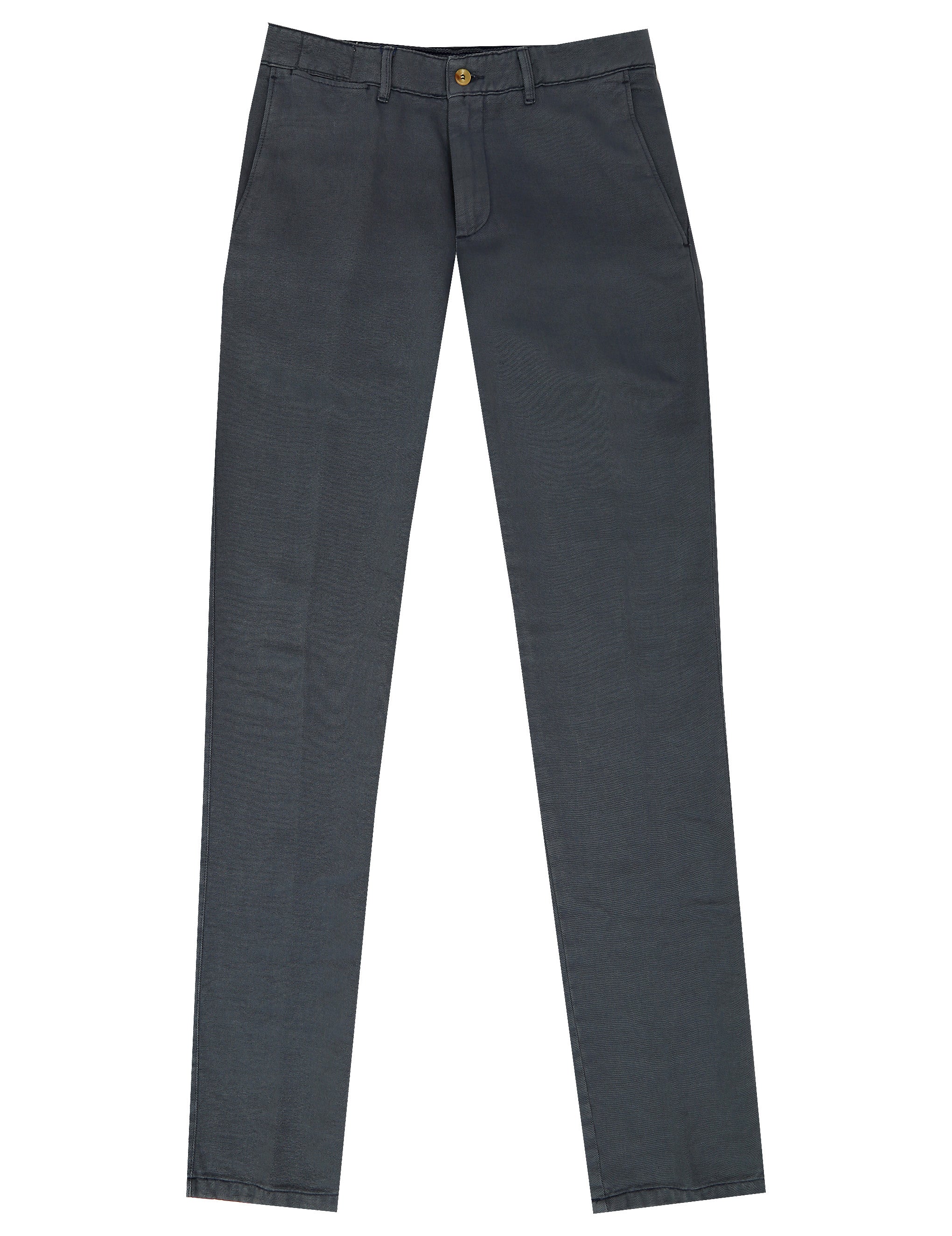 Pantalón sarga lino/algodón Azul oscuro