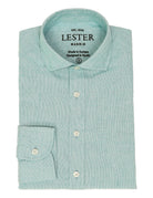 Camisa sport lino/alg  fil a fil Verde