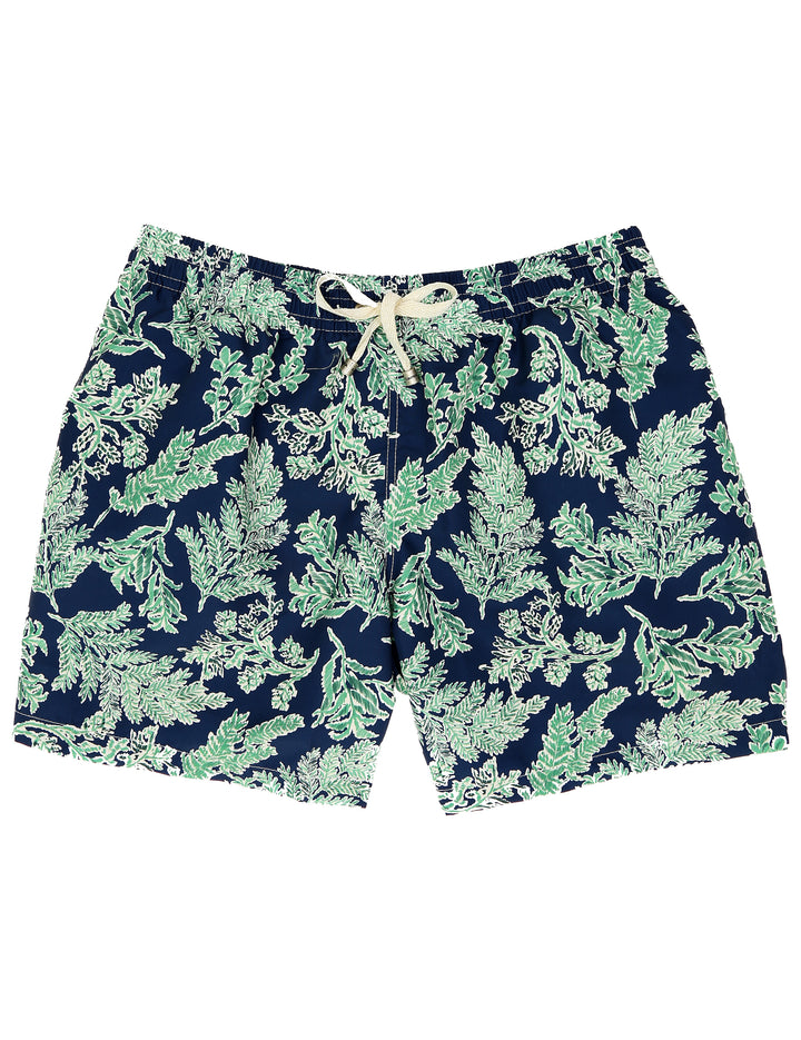 Traje de baño helechos Azul/verde