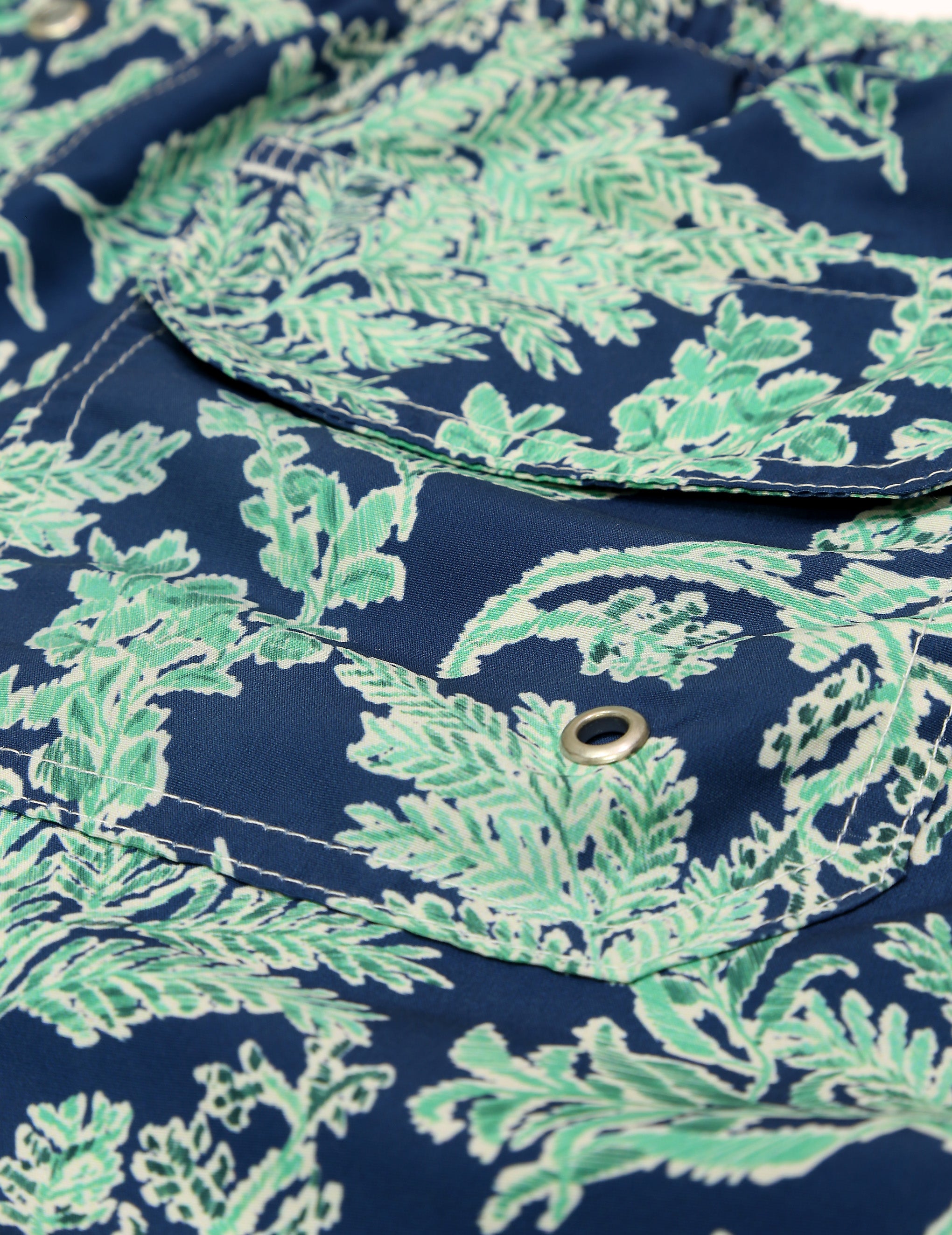 Traje de baño helechos Azul/verde