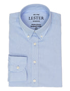 Camisa sport oxford liso Azul