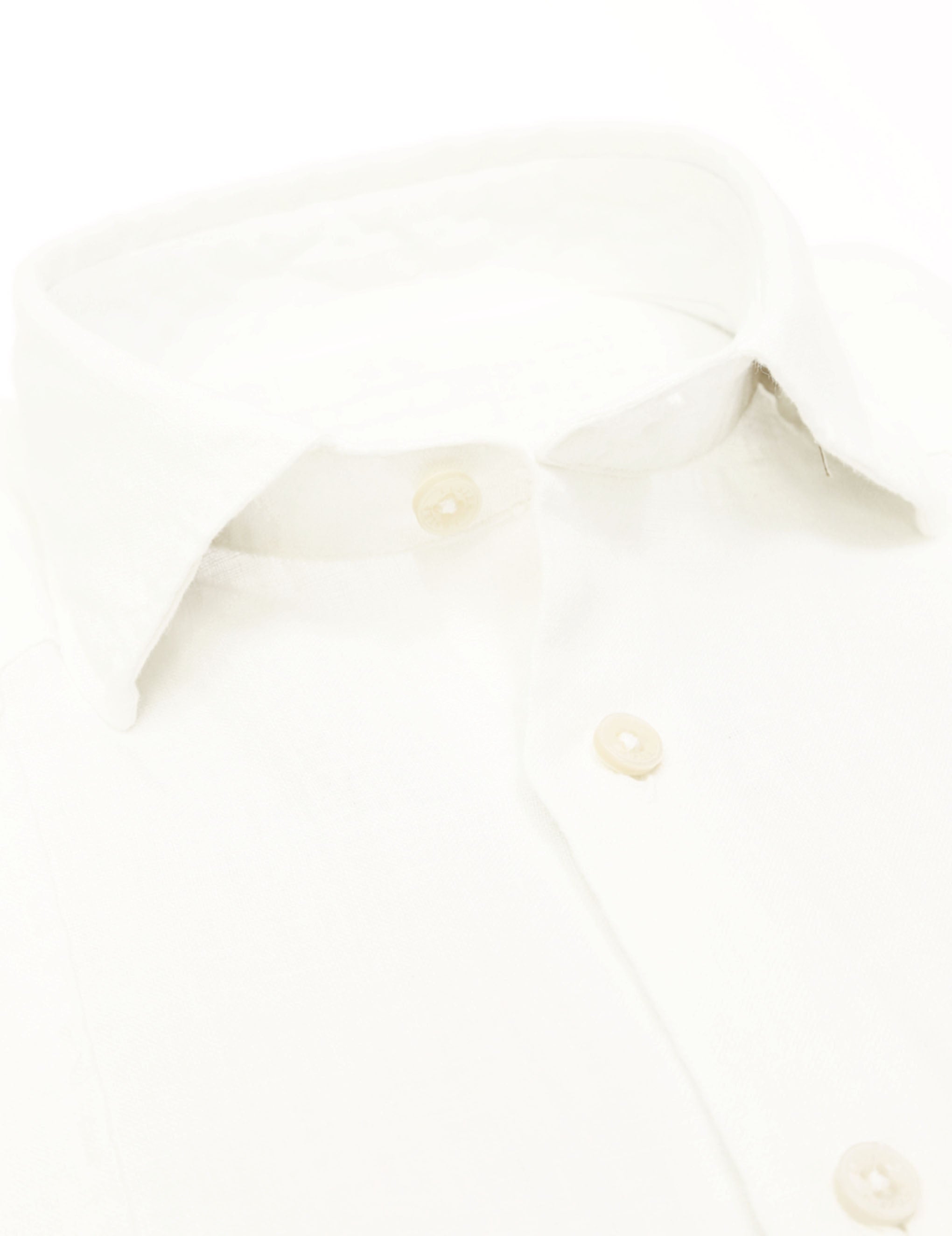 Camisa lino jaretas Blanco