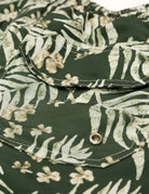 Traje de baño hojas tie dye Verde