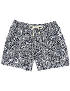 Traje de baño paisley Azul