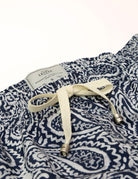 Traje de baño paisley Azul
