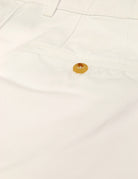 Pantalón chino lavado Blanco