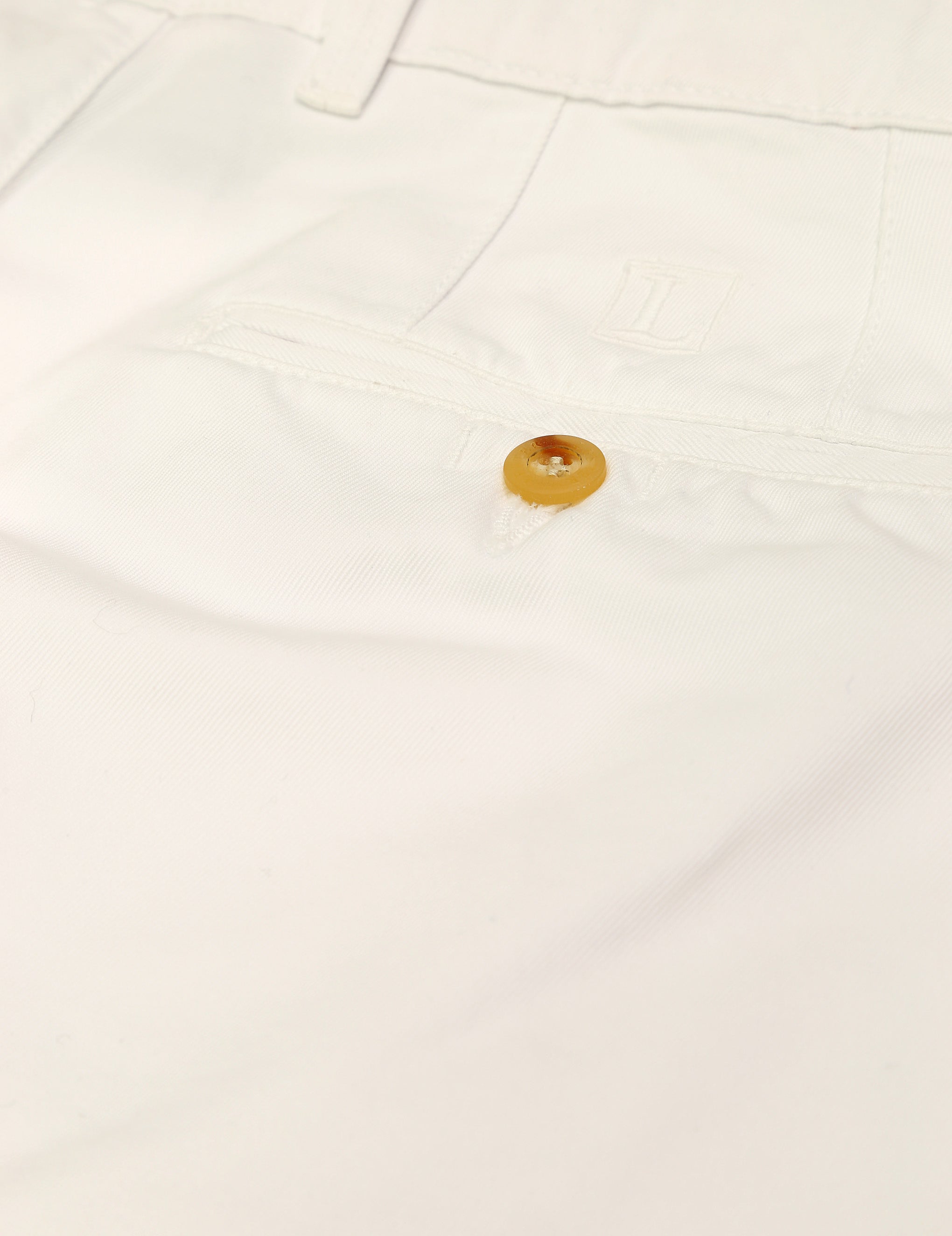 Pantalón chino lavado Blanco