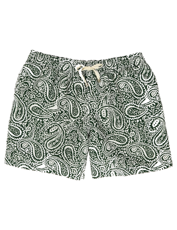 Traje de baño paisley Verde