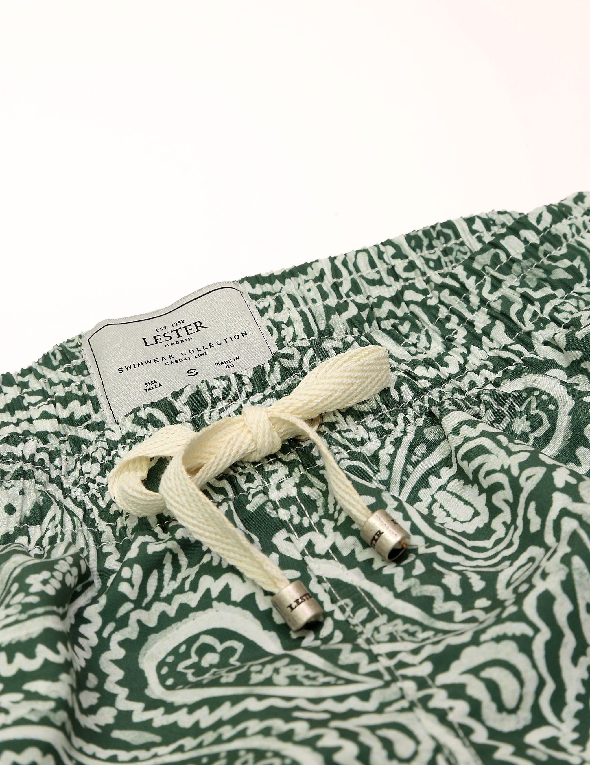Traje de baño paisley Verde