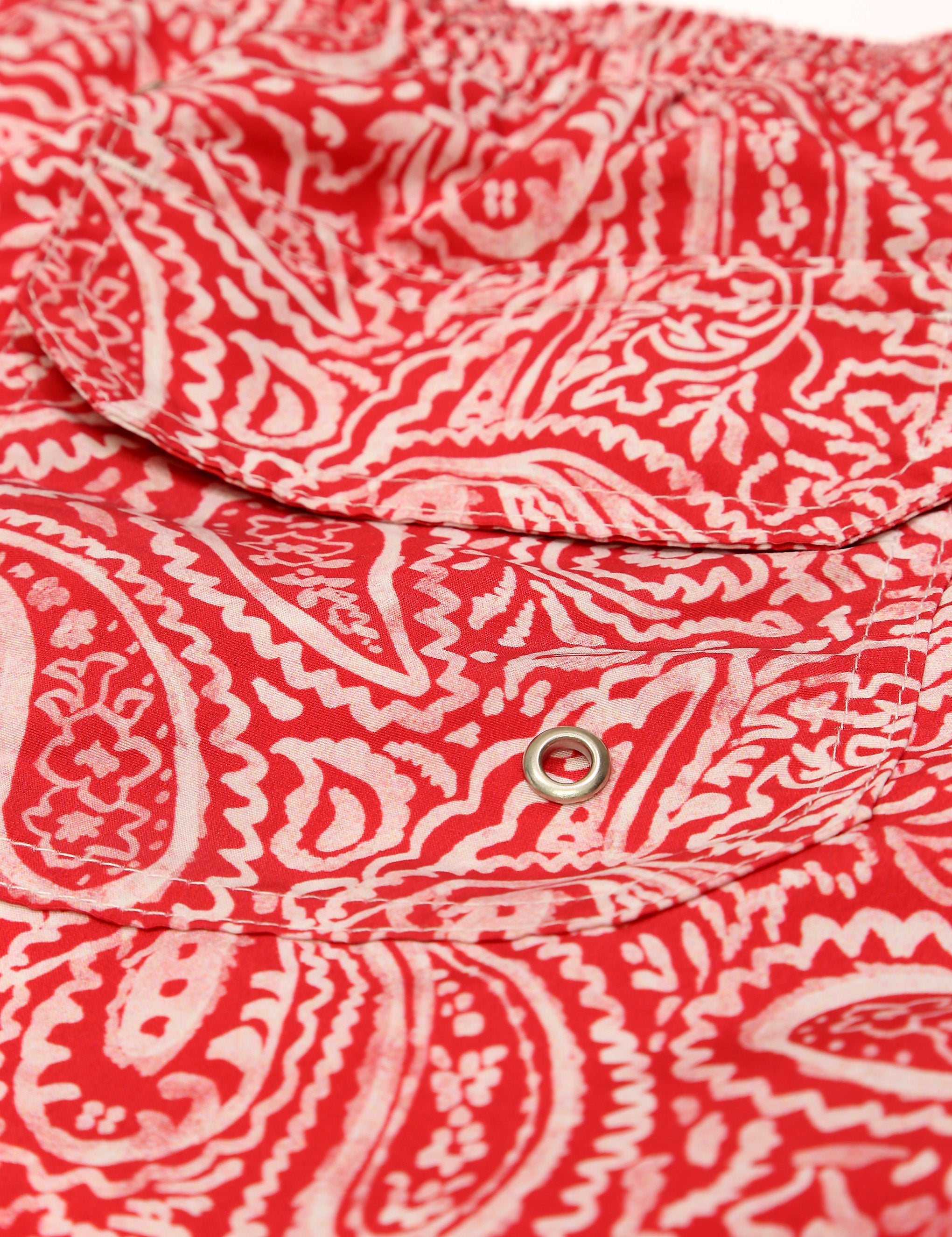 Traje de baño paisley Fresa