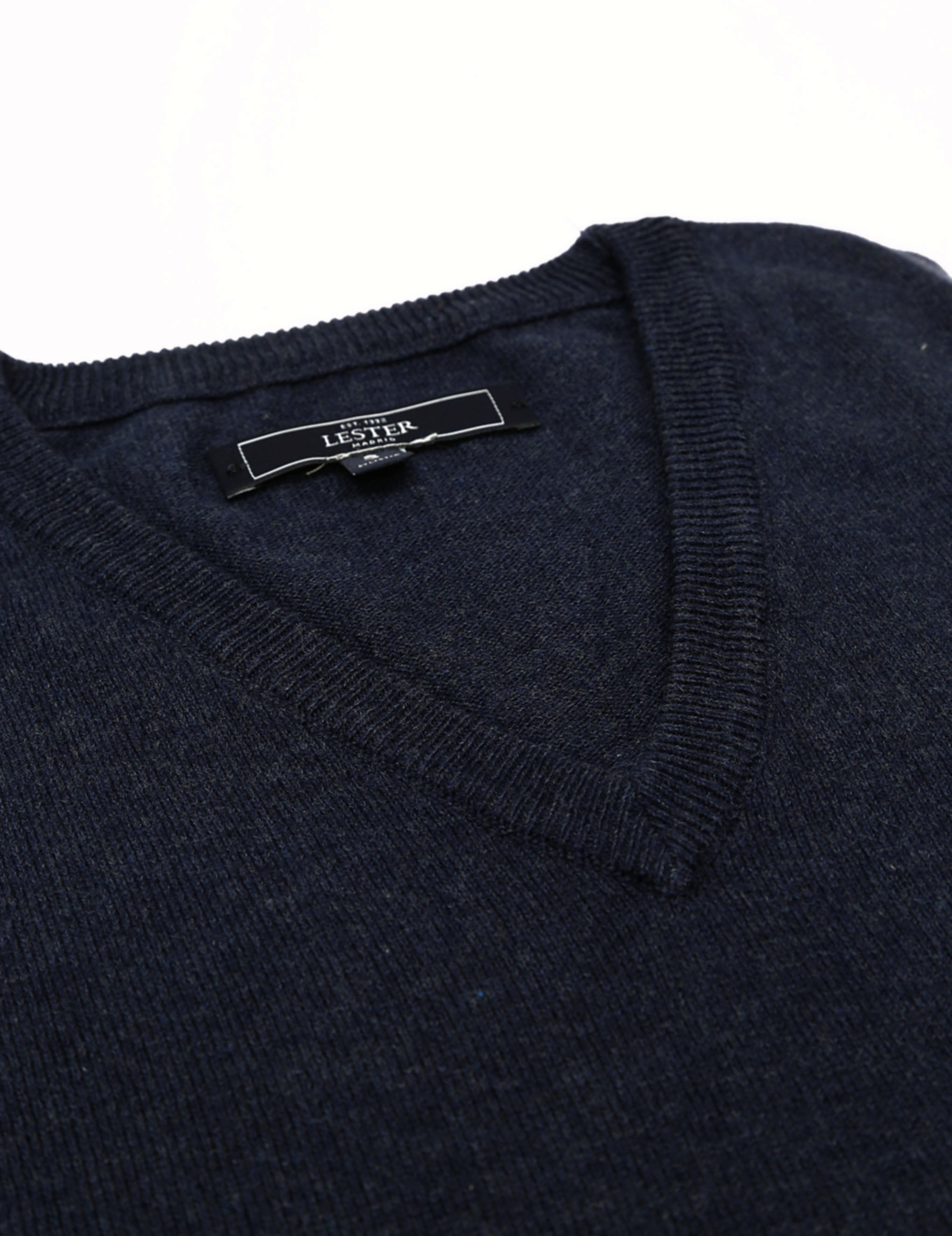 Jersey pico algodón Azul oscuro