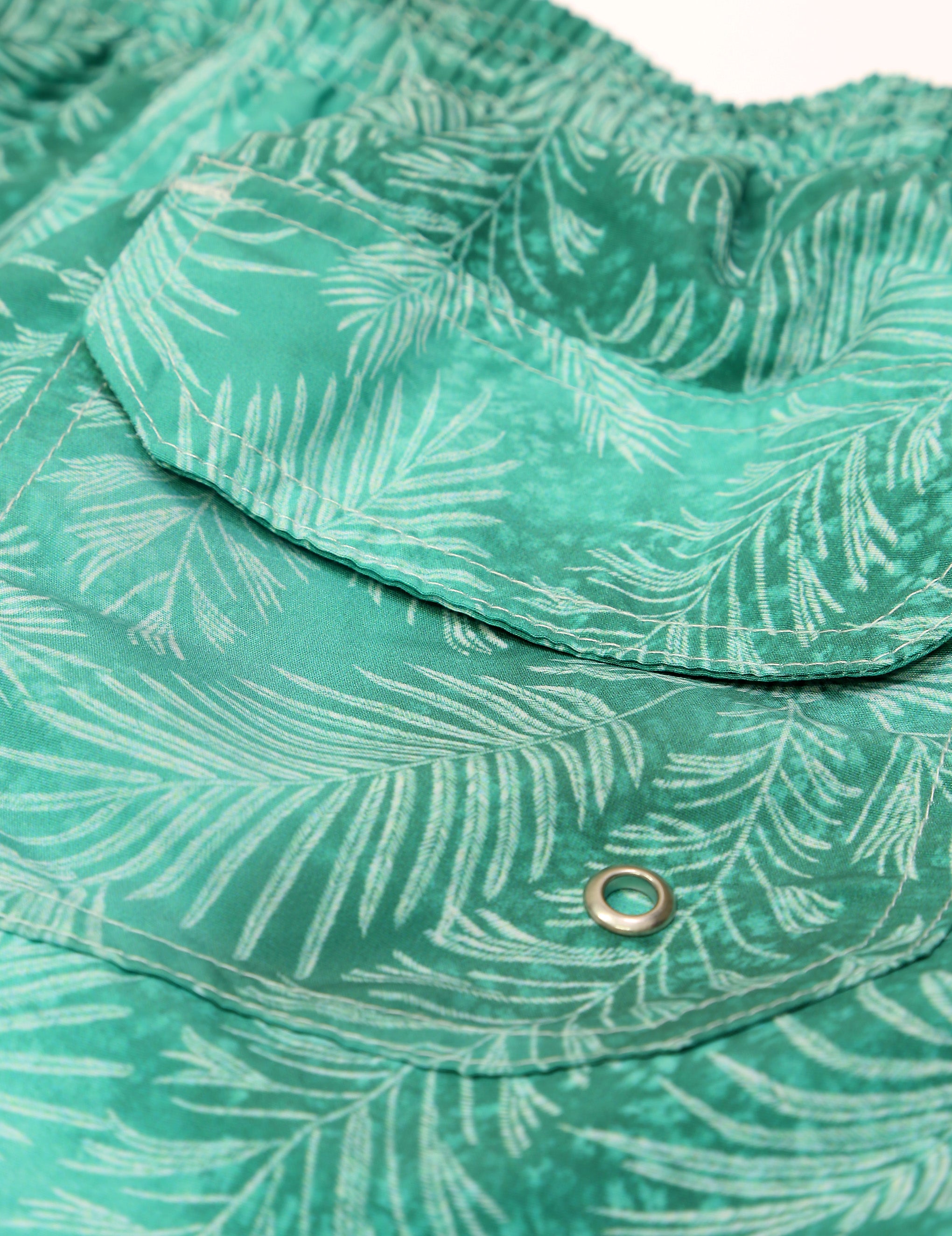 Traje de baño hojas Verde