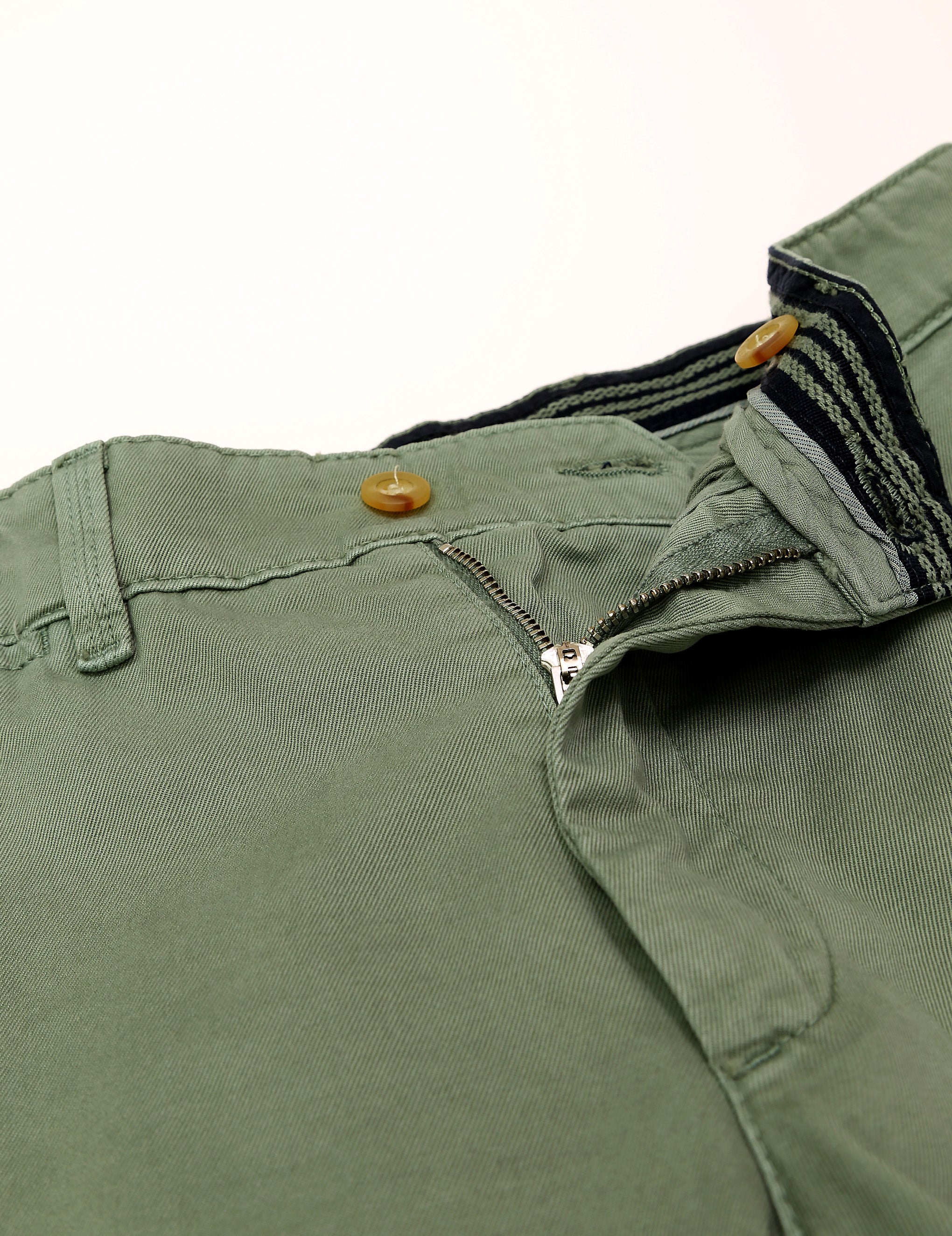 Pantalón chino lavado Verde