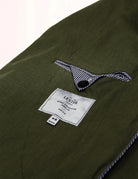 Chaqueta lino lavada Verde