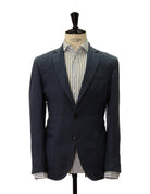 Chaqueta lino lavada Azul