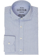 Camisa sport popelin 2 rayas Azul