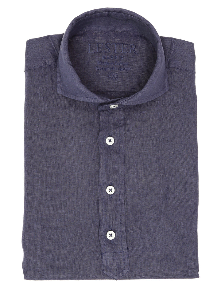 Polera lino Gris