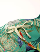 Traje de baño hojas papaya Verde