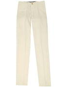 Pantalón sarga lino/algodón Hielo