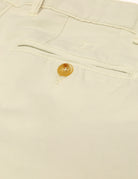 Pantalón sarga lino/algodón Hielo