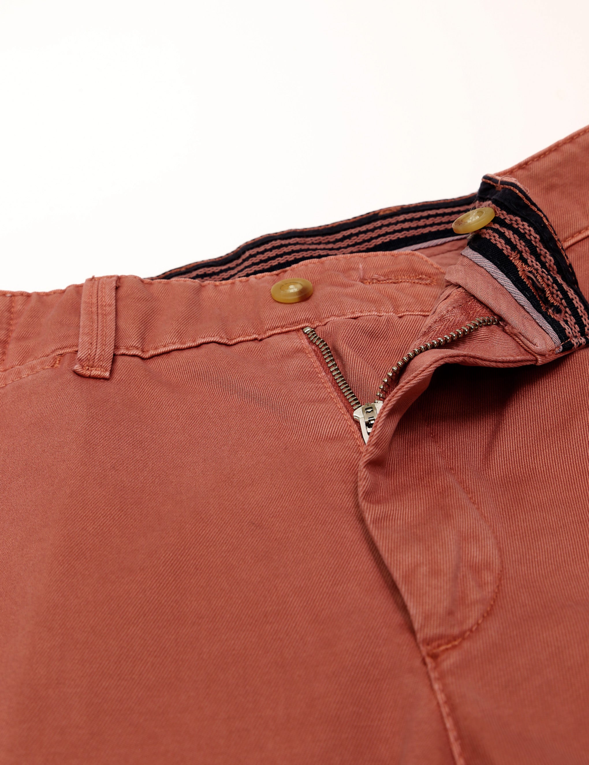 Pantalón chino lavado Rosa