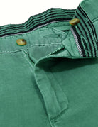 Pantalón lino algodón Verde