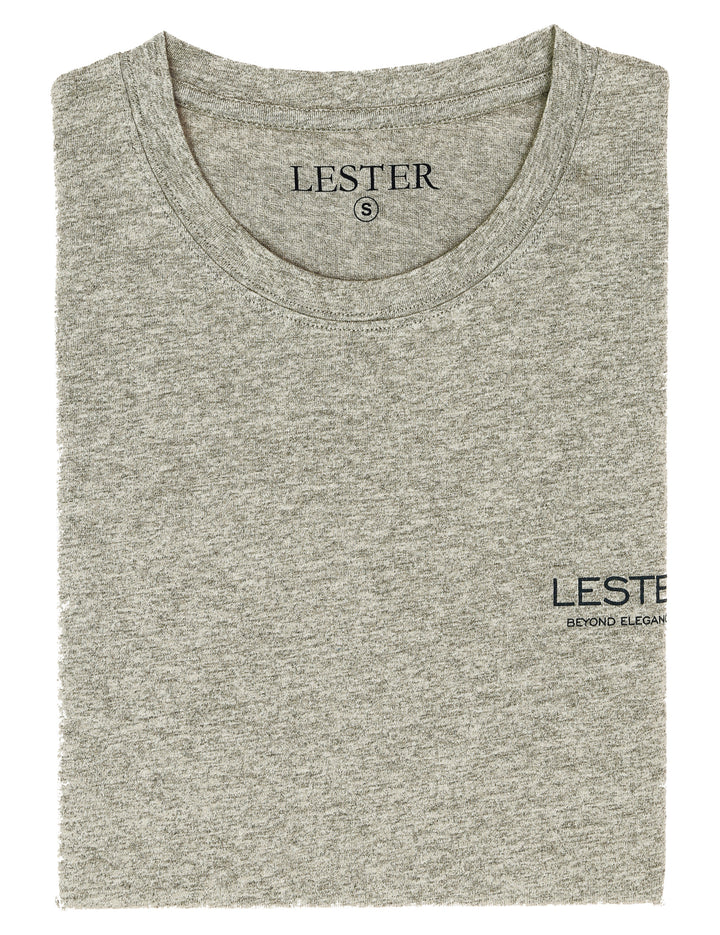 Camiseta lavada perdices espalda Gris