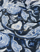 Traje de baño paisley bicolor Azul