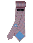 Corbata cadena capucha Azul/rosa