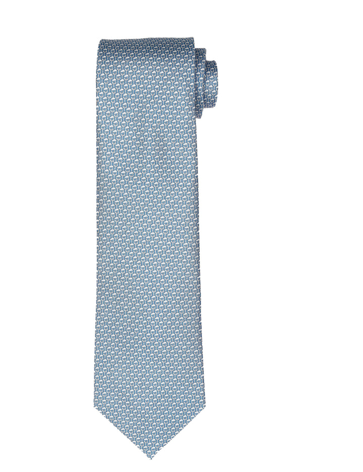 Corbata cadena capucha Azul/azul