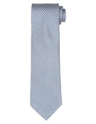 Corbata cadena capucha Azul/blanco