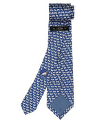 Corbata perritos Azul/gris