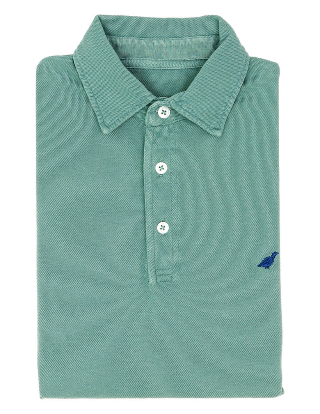 Polo pique manga larga Verde claro