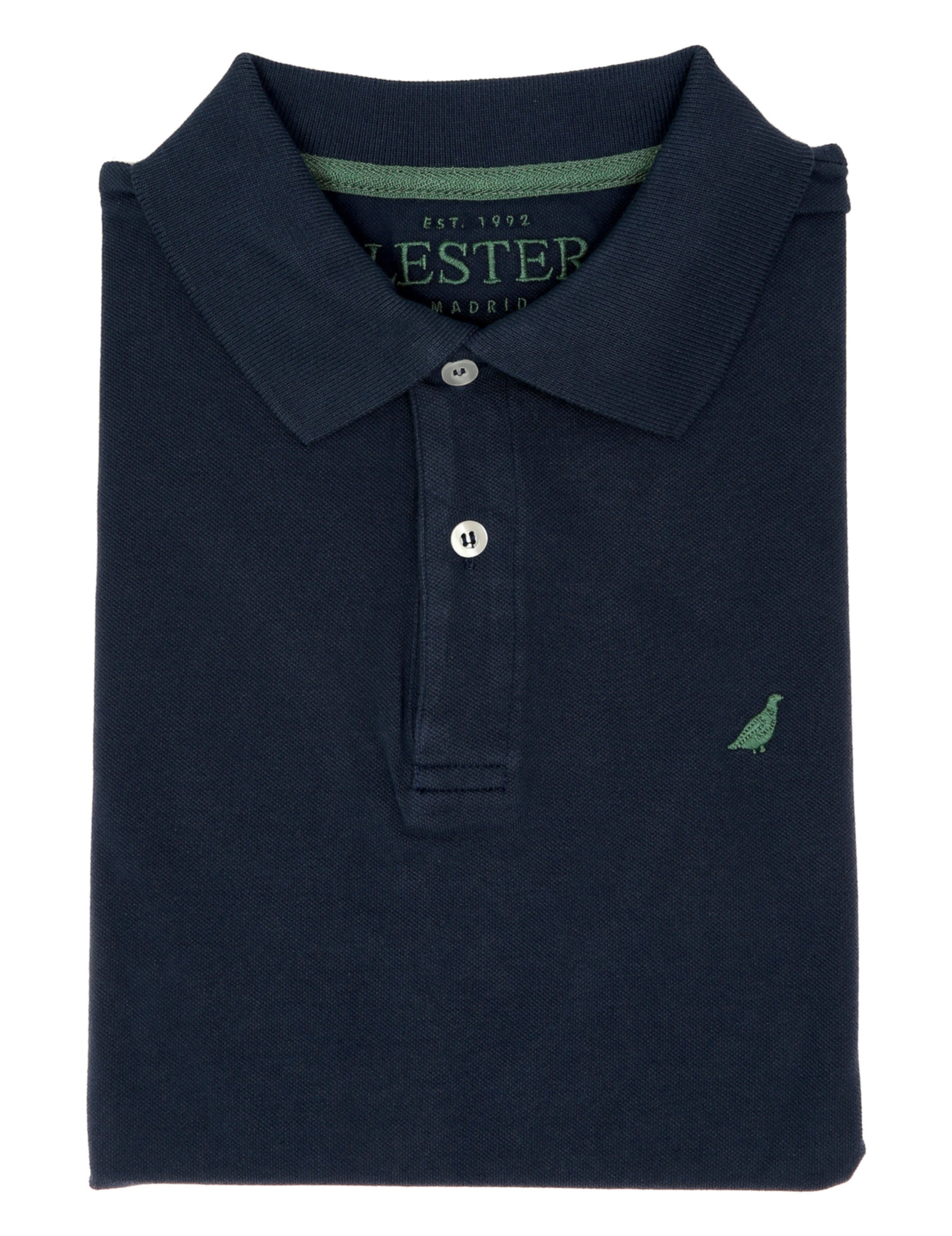 Polo pique manga corta Azul oscuro