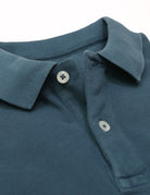 Polo manga corta lavado perdiz Azul oscuro