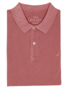 Polo manga corta lavado perdiz Rojo